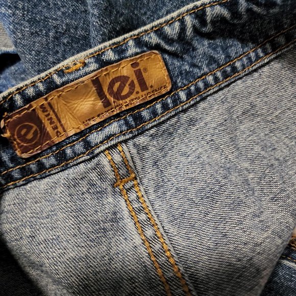 Denim Mini Skirt Size 1 LEI - Picture 4 of 4